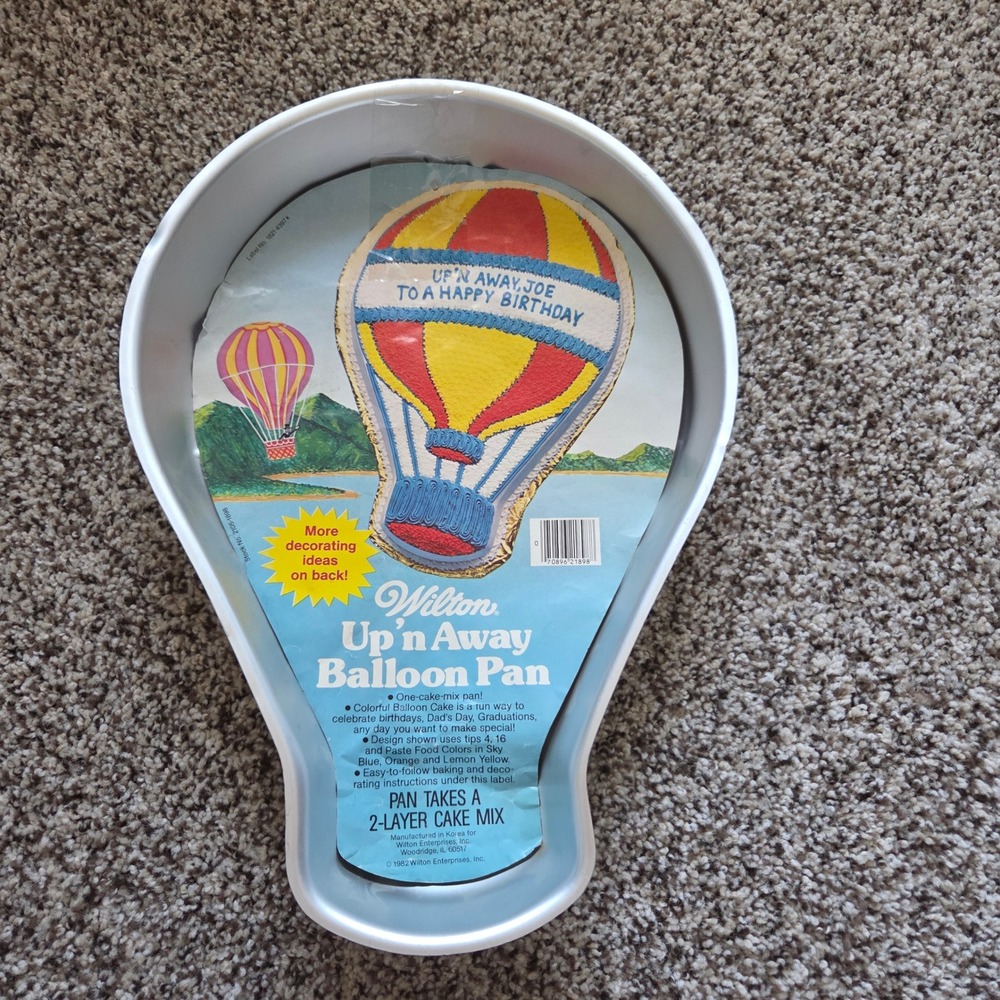 Wilton Up n Away Balloon Pan 1982 Vintage Aluminum Cake Mold 502-3169